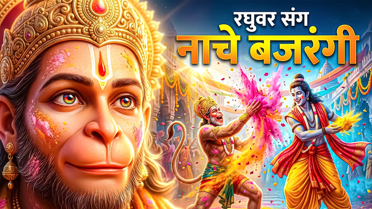 रघुवर संग नाचे बजरंगी | Raghuvar Sang Naache Bajrangi | Holi Song 2026 | Ram Hanuman Holi Bhajan
