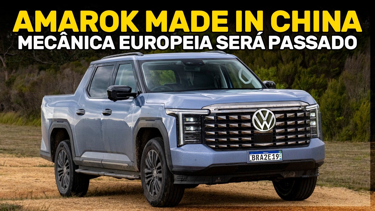 Nova AMAROK 2027 será Diesel, Híbrida, Tecnológica e CHINESA! Veja quem dará PLATAFORMA à VW