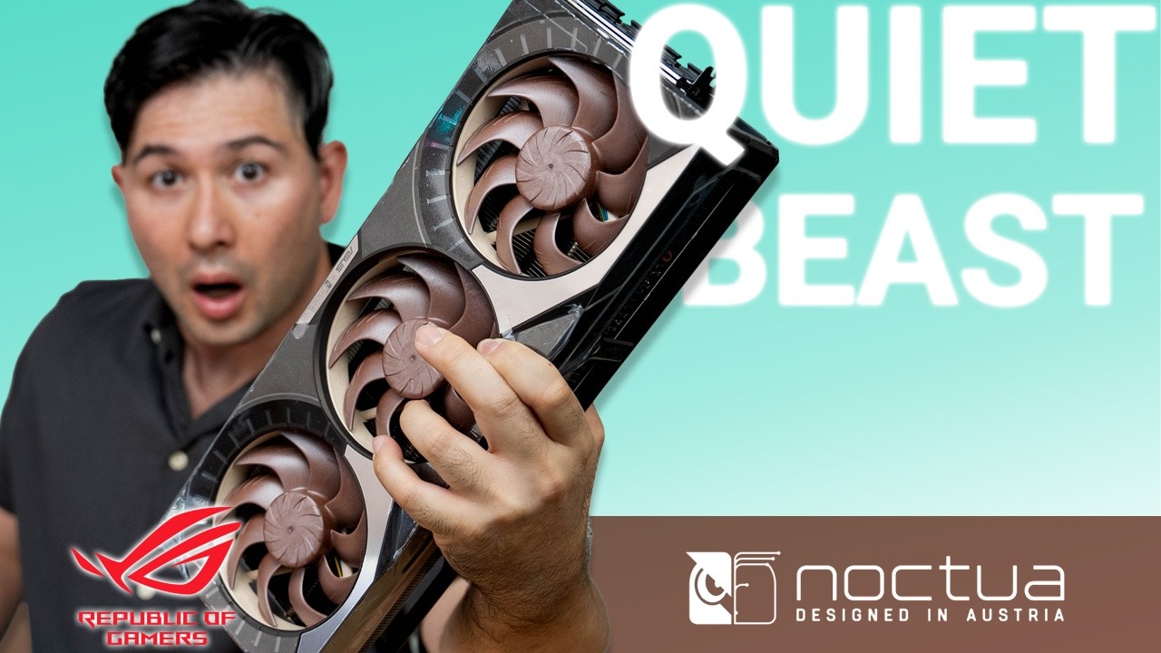 🔥Распаковка ASUS Noctua RTX 5080 ➡️ Самый тихий графический процессор 2025 года