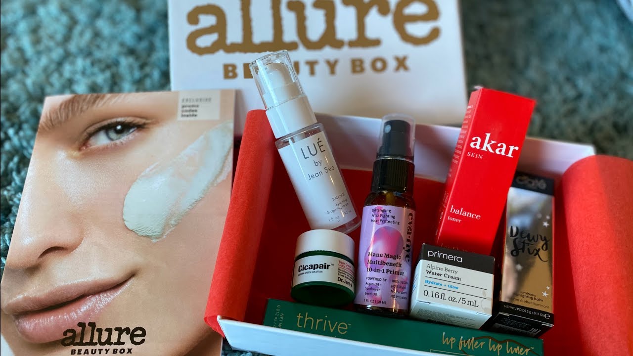 WOW!!! April Allure Beauty Box Review and Unboxing PLUS FREE Gift for $15!!!