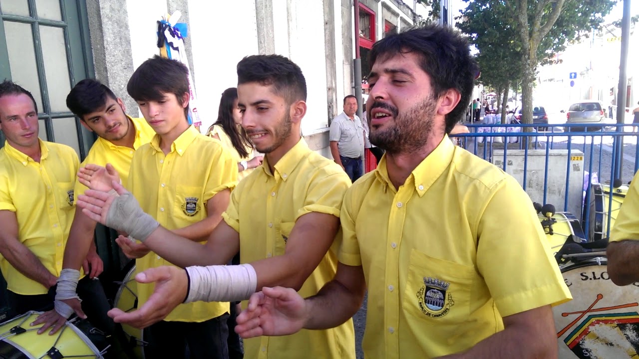 Grupo de bombos de São Lourenço em Viana 2017