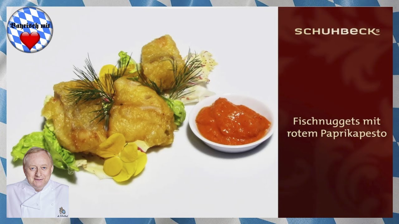 Alfons Schuhbeck - Fischnuggets mit Paprikapesto