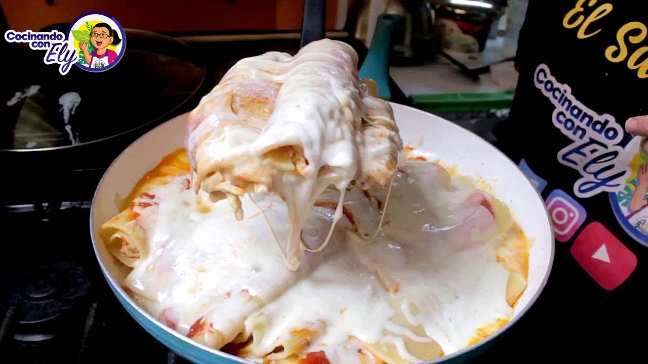 Preparando unos Riquisimos CANELONES DE POLLO