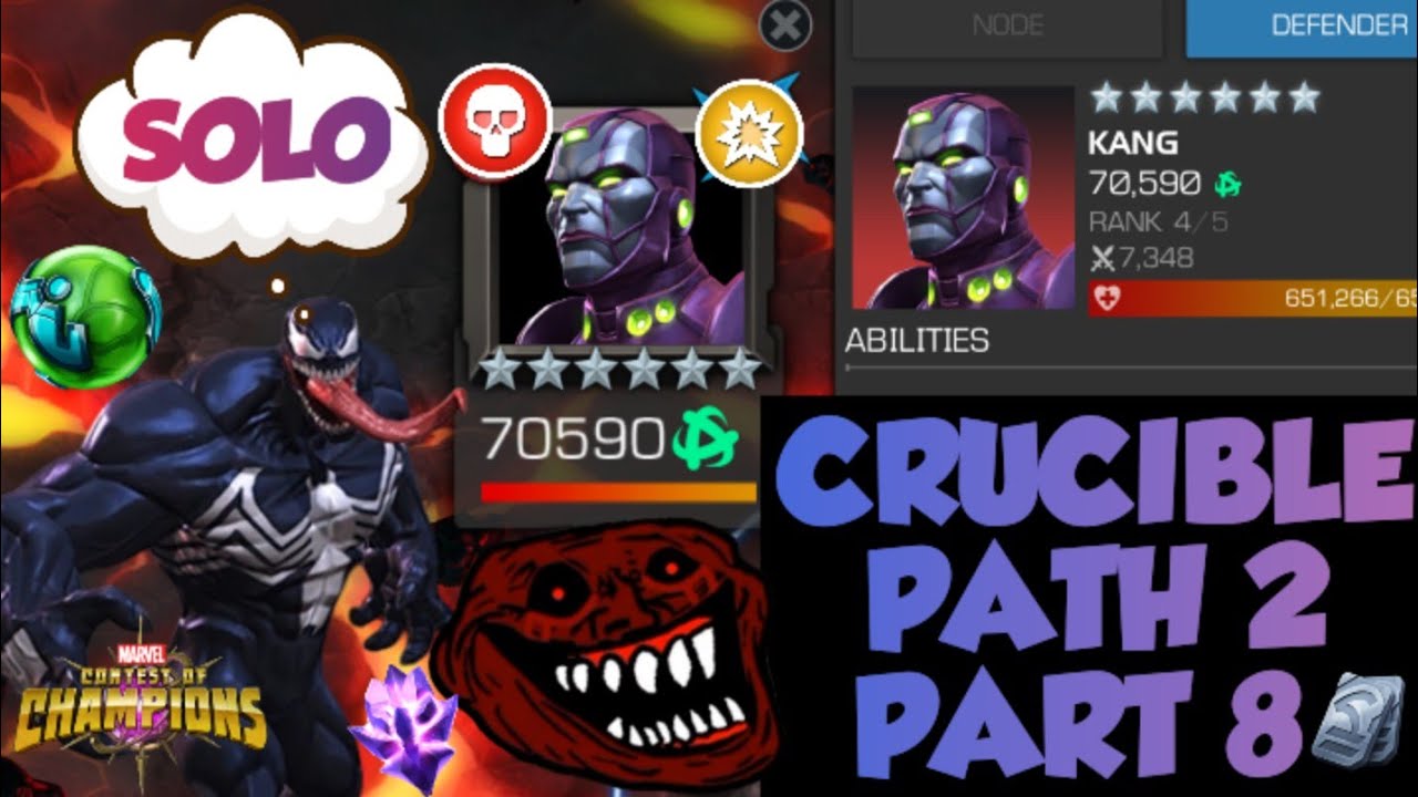 MCOC : MY TEAM FOR CRUCIBLE PATH 2 ULTIMATE ACT 7 Part 8 #mcoc #marvel