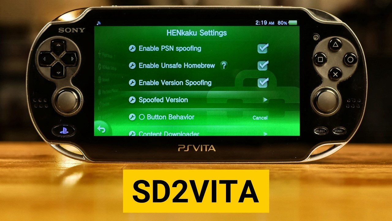 How to Easily Install SD2Vita - No PC Required