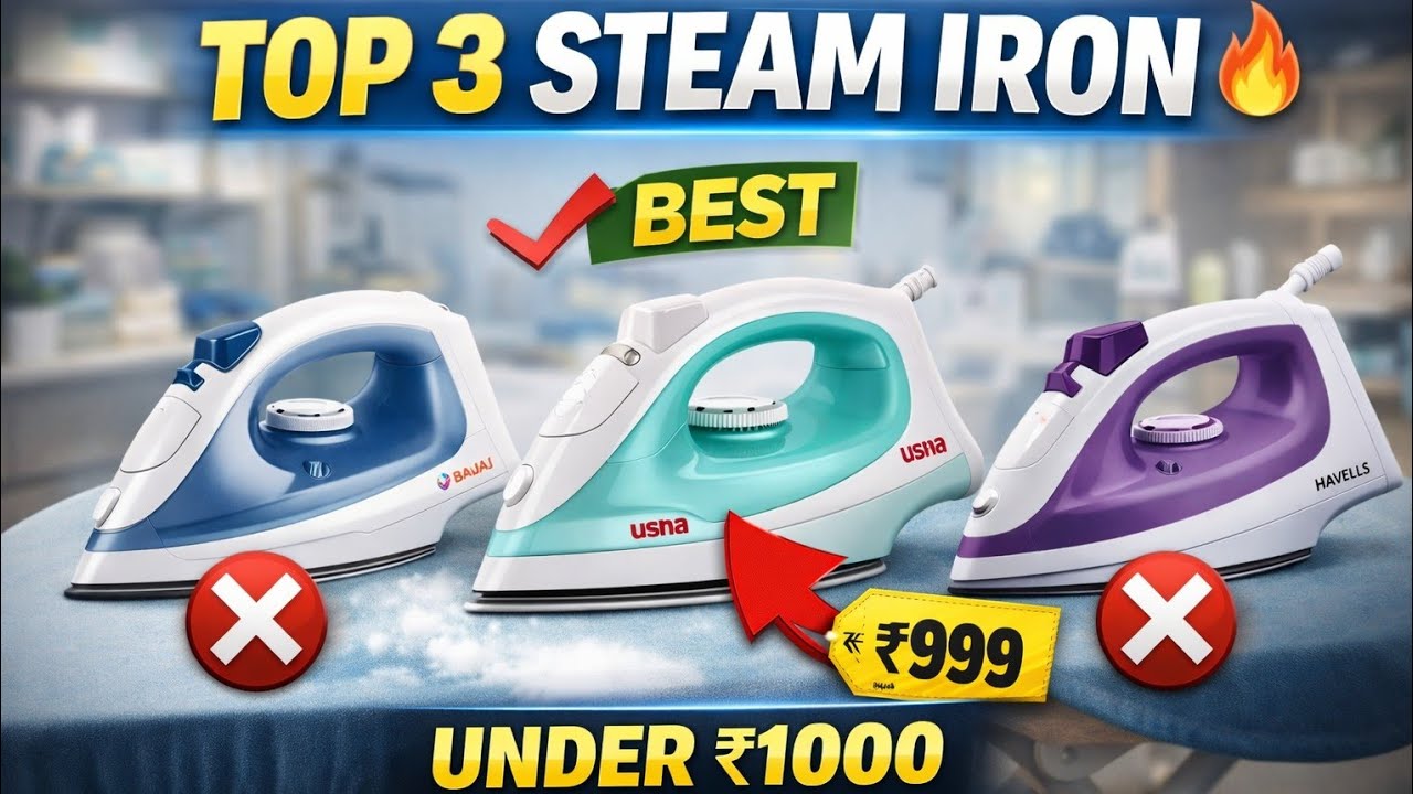 Best Steam Iron for Clothes 🔥 | Best Steam Iron in 2026 | Best Steam Irons for Clothes Under 1000