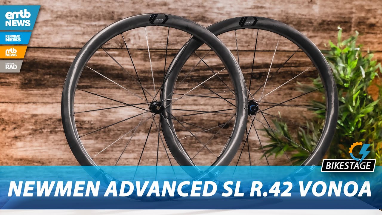 1.250 g! Newmen Advanced SL.R. 42 VONOA Laufradsatz – Bikestage 2023