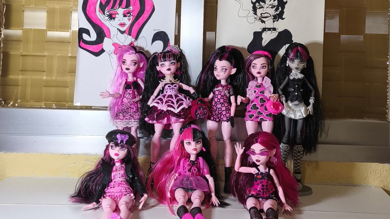 MI COLECCIÓN DE DRACULAURA MONSTER HIGH ☠️🦇 ACTUALIZADA.