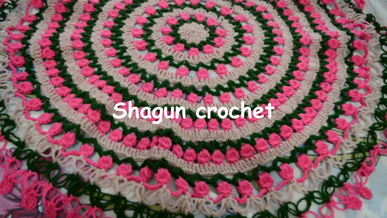 Tulip stitch Doily/Thalposh/Centerpiece/coaster