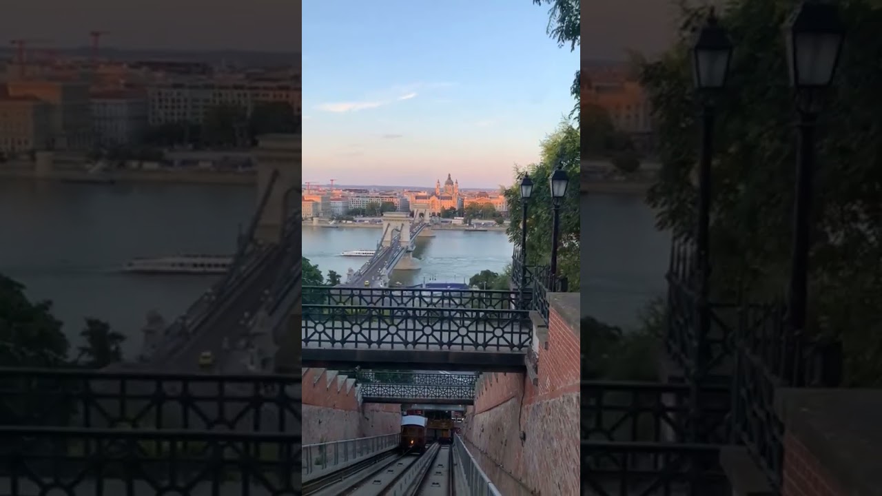 OMG! How STEEP is this Railway!!! @ Budapest funicular