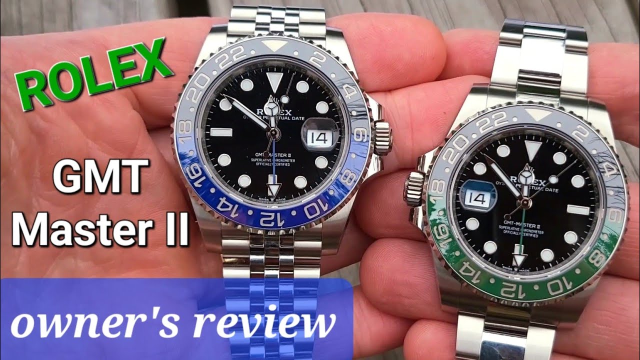 Rolex GMT Master 2 — Отзыв владельца — Бэтгёрл и Загадочник! Или Бэтмен и Спрайт?!
