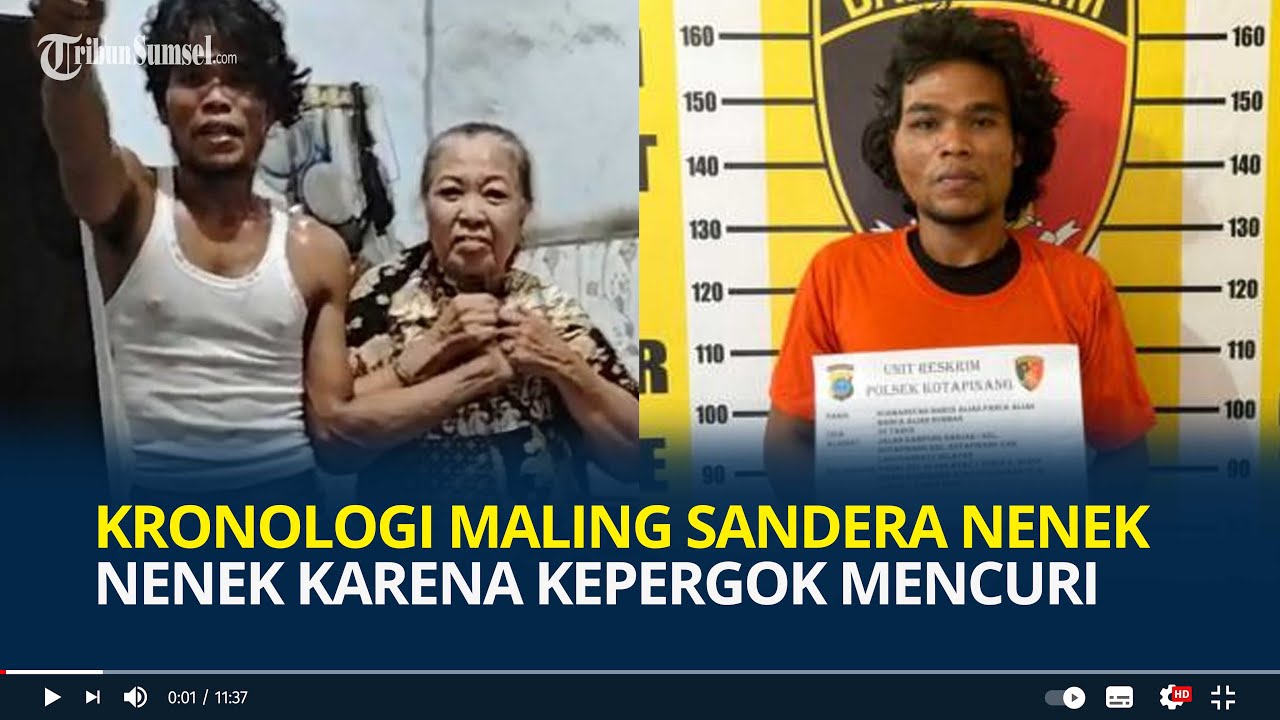 Kronologi Maling Sandera Nenek-nenek karena Kepergok Mencuri, Ancam Korban jika Warga Mendekat