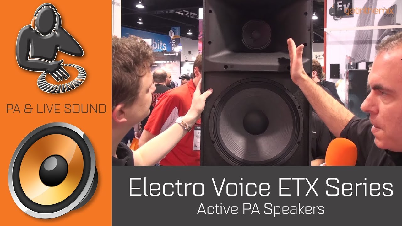 Electro Voice ETX Series Active PA Speakers - Namm 2014