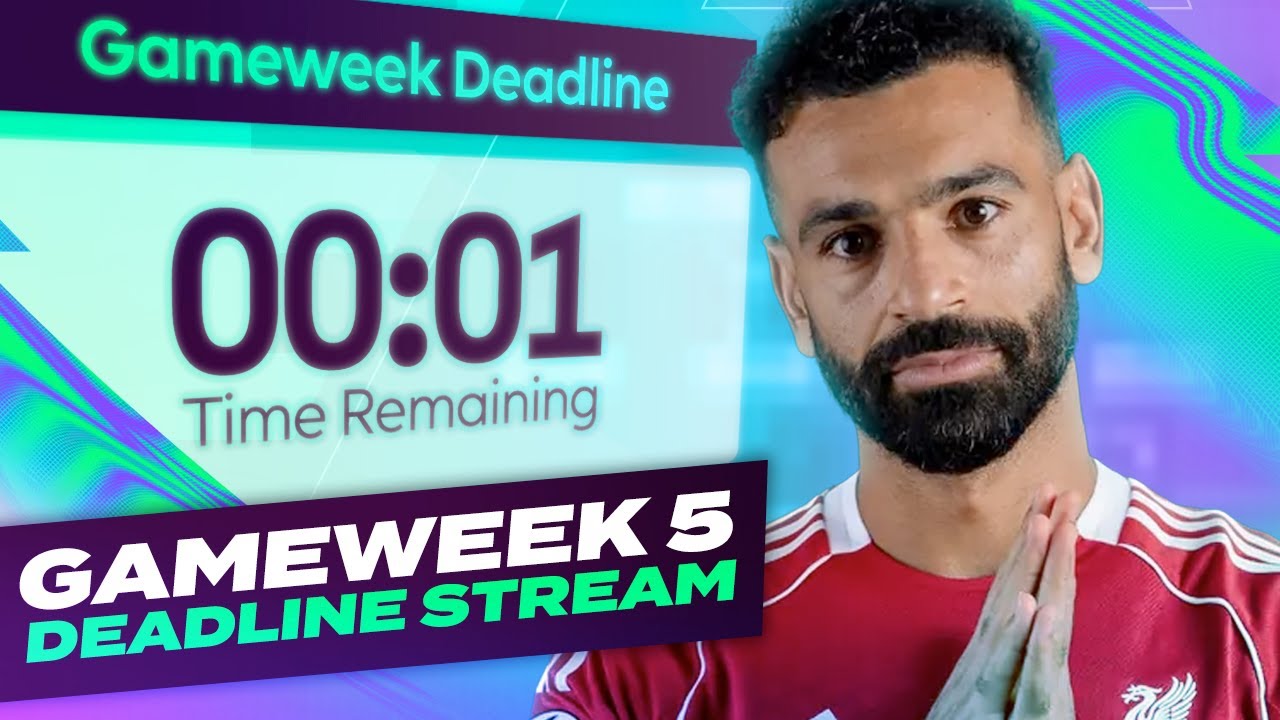 🚨 BENCH BOOST ACTIVE 🚨 FPL DEADLINE STREAM GAMEWEEK 5 | Fantasy Premier League Tips 2025/26