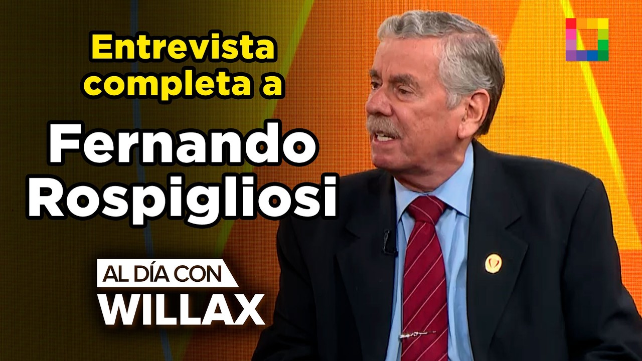 Al Día con Willax - MAR 05 - ENTREVISTA COMPLETA A FERNANDO ROSPIGLIOSI, PRESIDENTE DEL CONGRESO