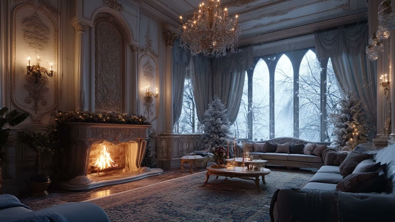 The Wind Lost Its Way, the Fire Didn’t | Winter Sleep Ambience 🌬️🔥