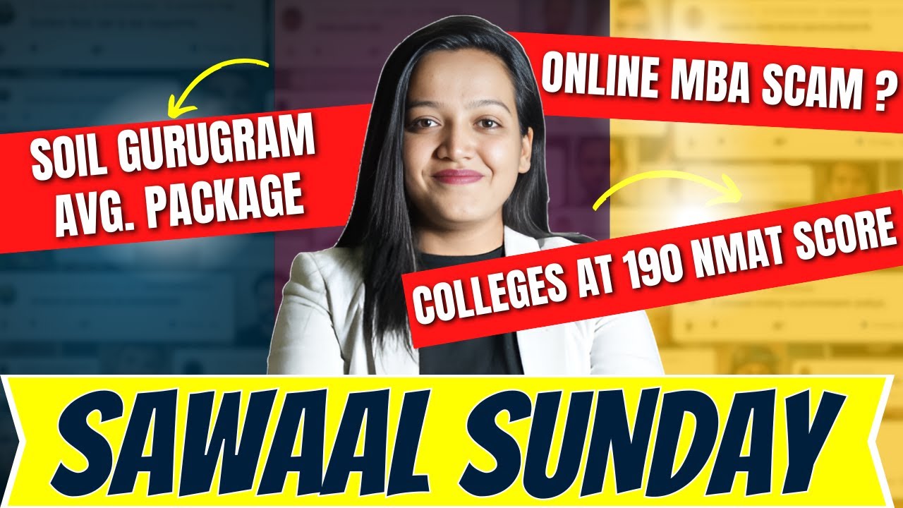 Top MBA Colleges At 190 + NMAT Score ? || Soil Gurugram Review || Online MBA Worth it ? Sawalsunday