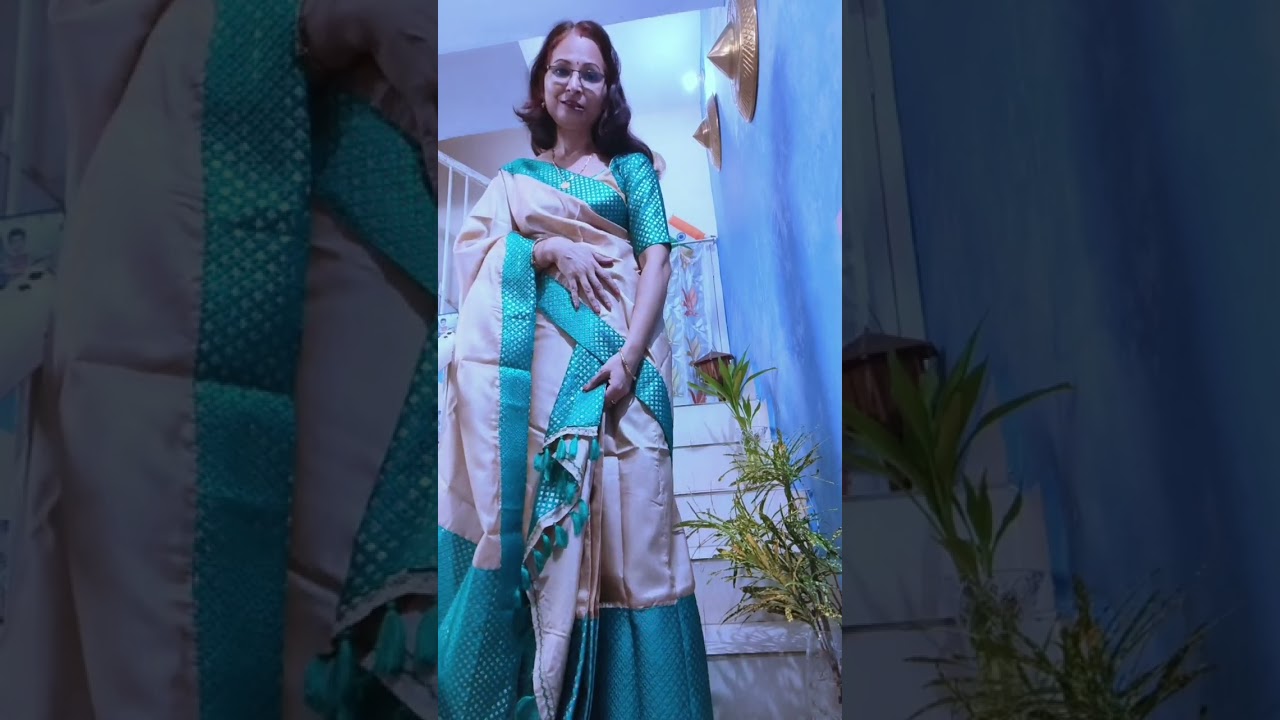 Designer Mekhela Chador in Toss