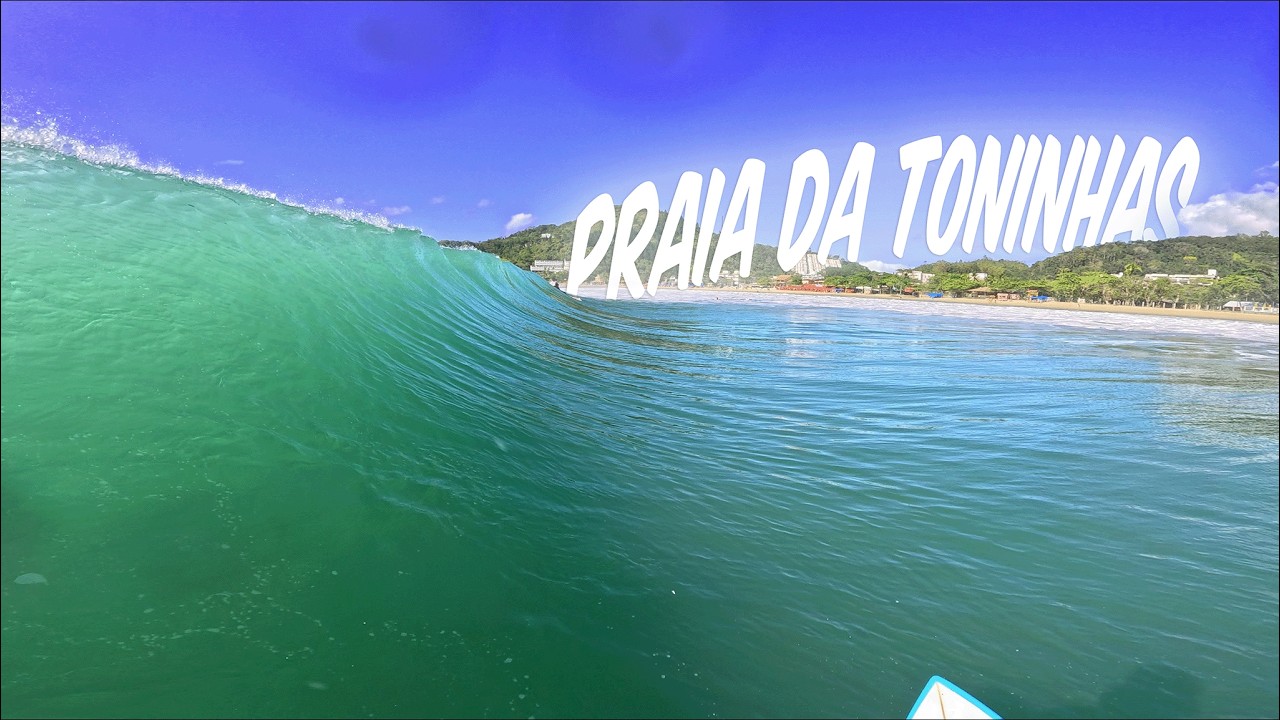 🌊 SURF POV RAW em Ubatuba - Praia das Toninhas