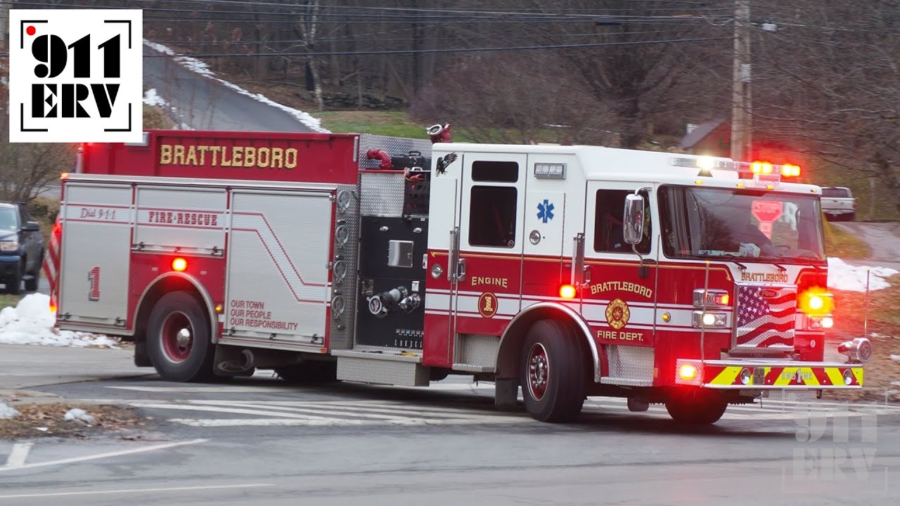 Brattleboro Fire Truck Responding | Engine 1