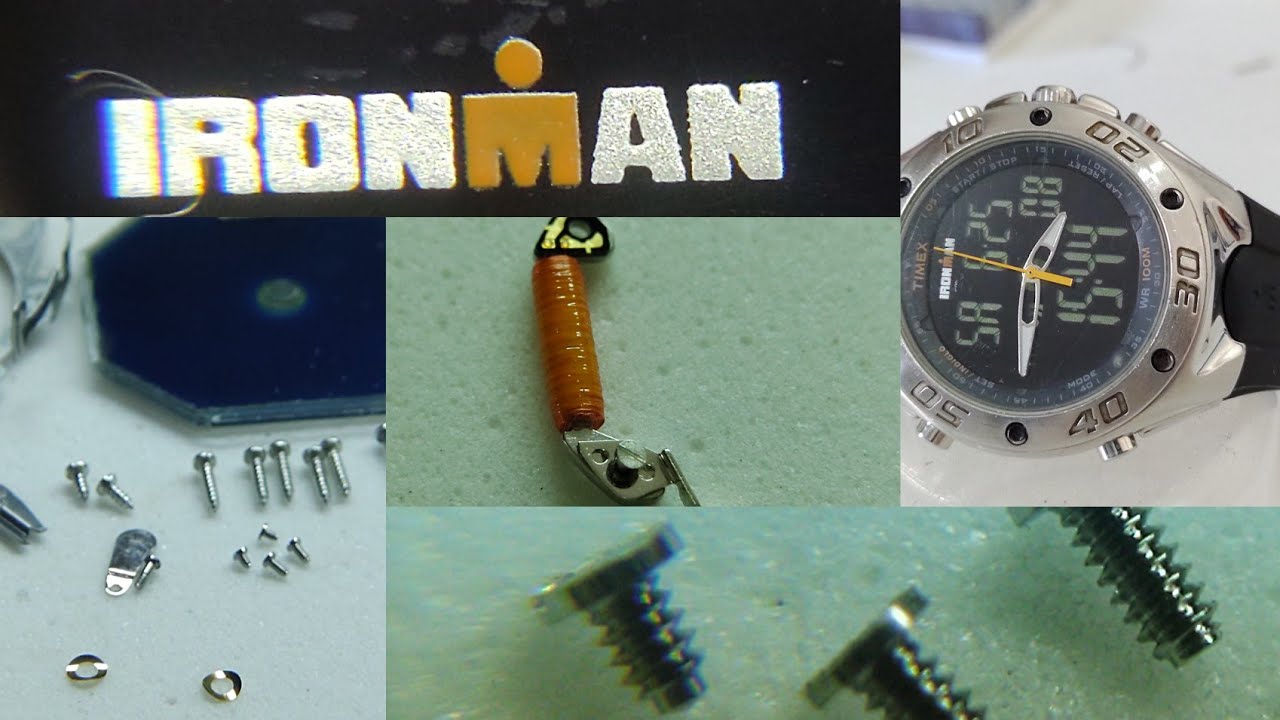 RELOGIO TIMEX IRONMAN - REVISÃO - ROTOR MAGNÉTICO COM LIMALHAS DE FERRO - CONSERTO DE RELOGIOS