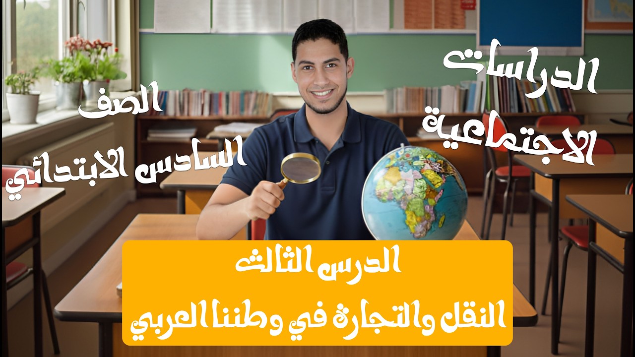 شرح الدرس الثالث - الجزء الثاني (الصف السادس الابتدائي الترم الثاني)