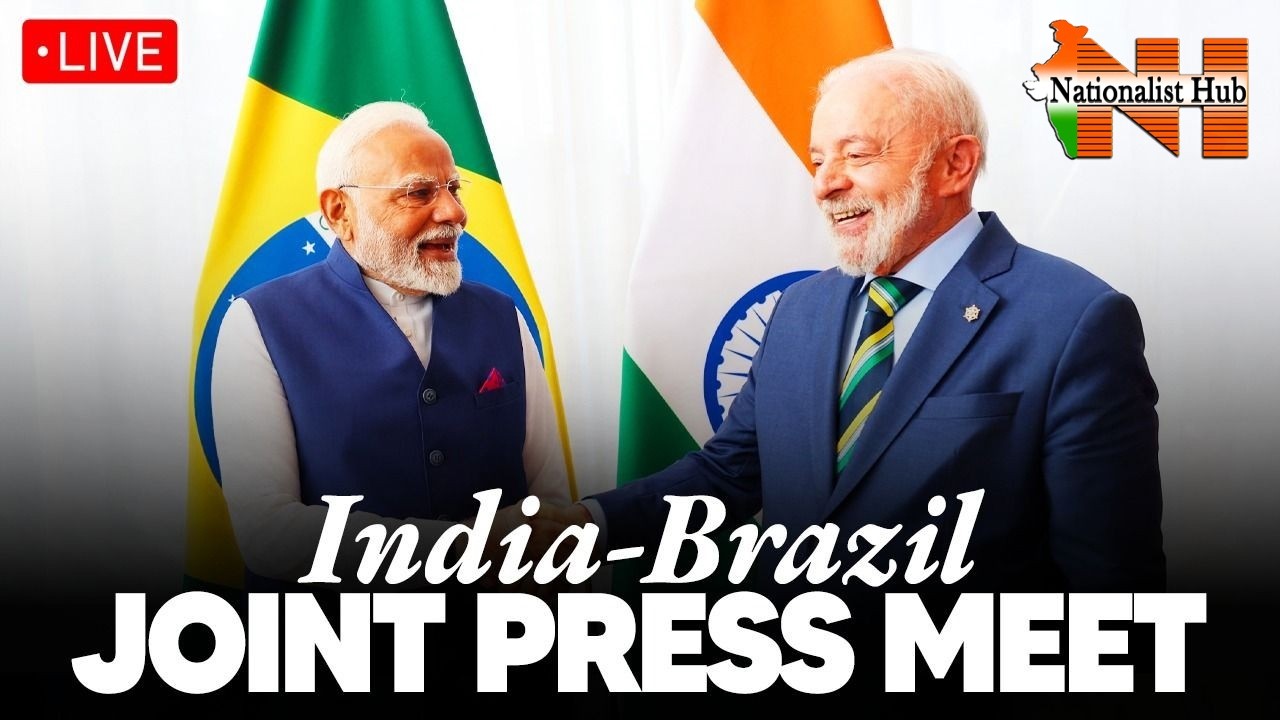 LIVE: PM Modi, President Lula of Brazil attend joint press meet at Hyderabad House, New Delhi | NHub