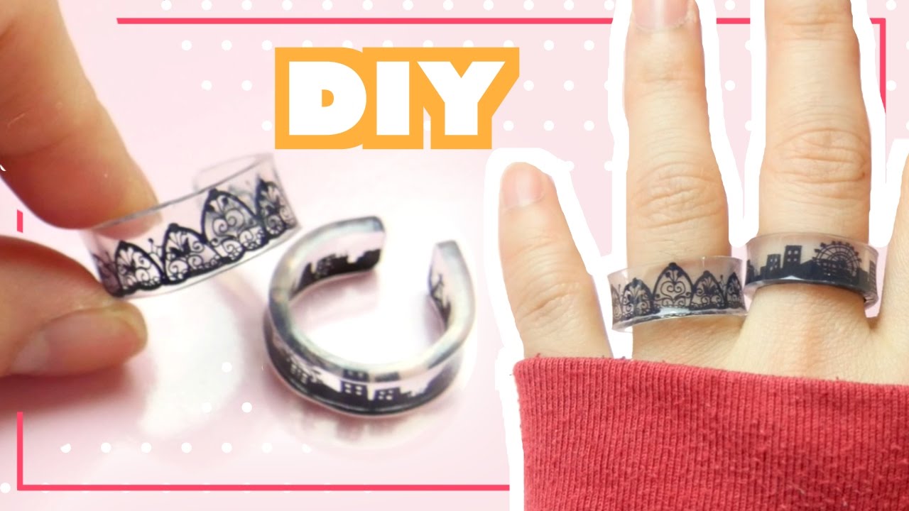 DIY Plastic Rings Tutorial | Shrink Dinks