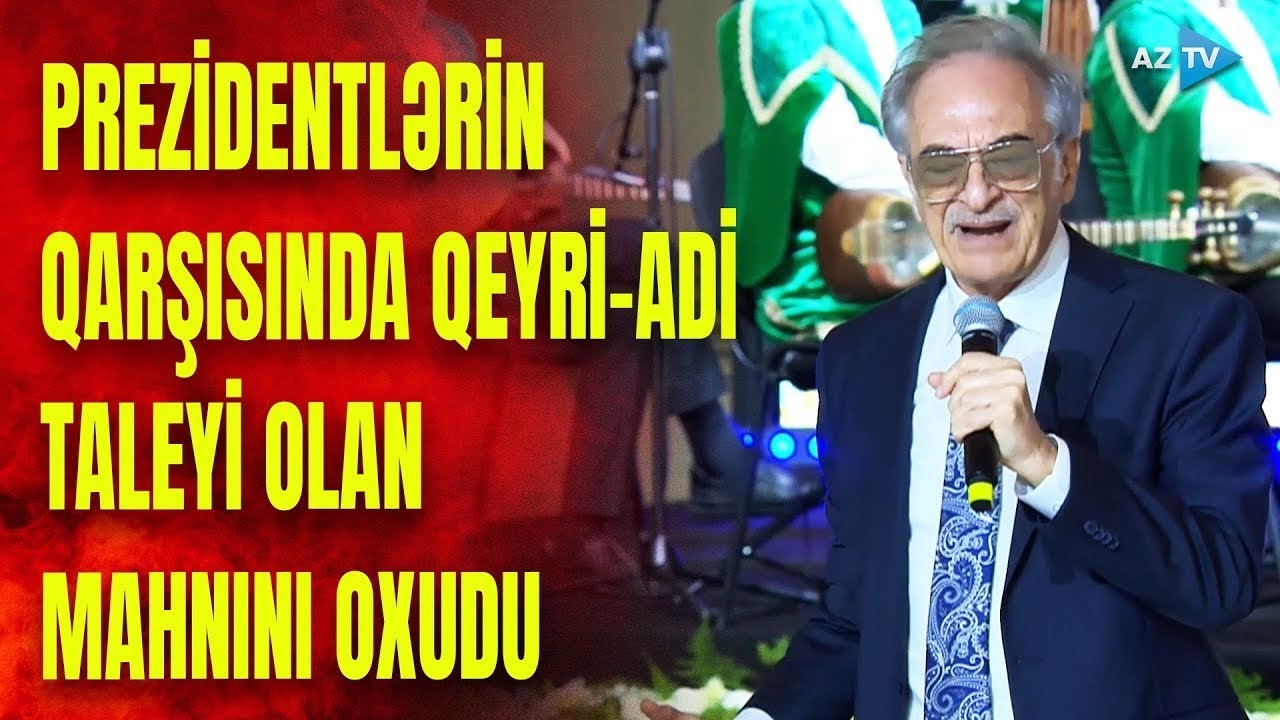 Polad Bülbüloğlu Prezidentlə Putinin qarşısında bu mahnını ifa etdi: maraqlı təqdimat