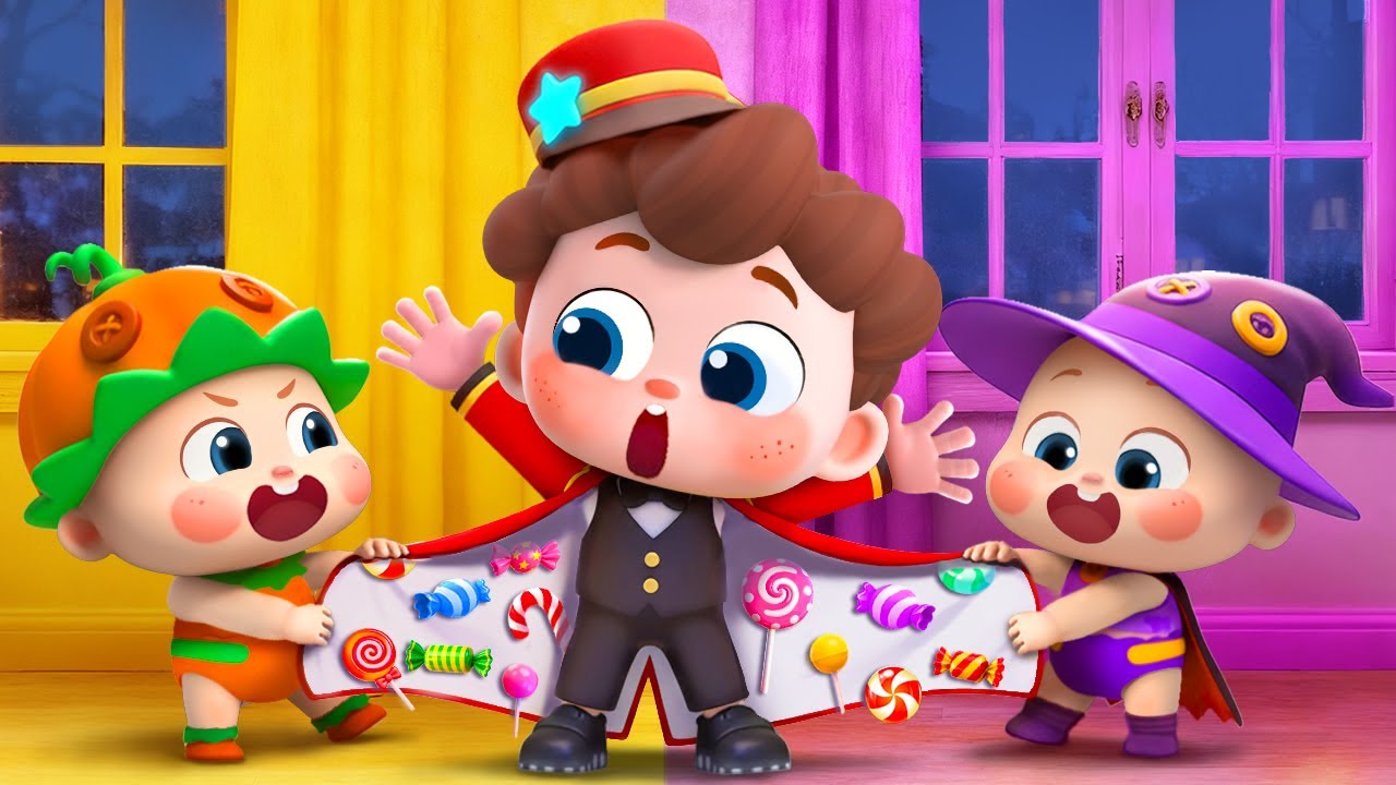Neo's Halloween Hotel | Cardboard Hotel | Learn Colors | Nursery Rhyme & Kids Song | BabyBus