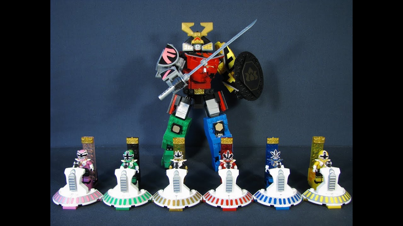 Mega Bloks Samurai Megazord With Bonus Items