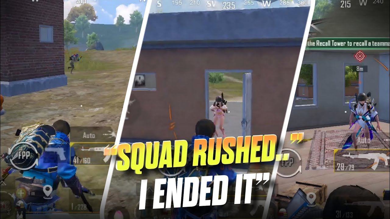 3+2 Squad vs Me 😱 | Insane Solo Clutch BGMI
