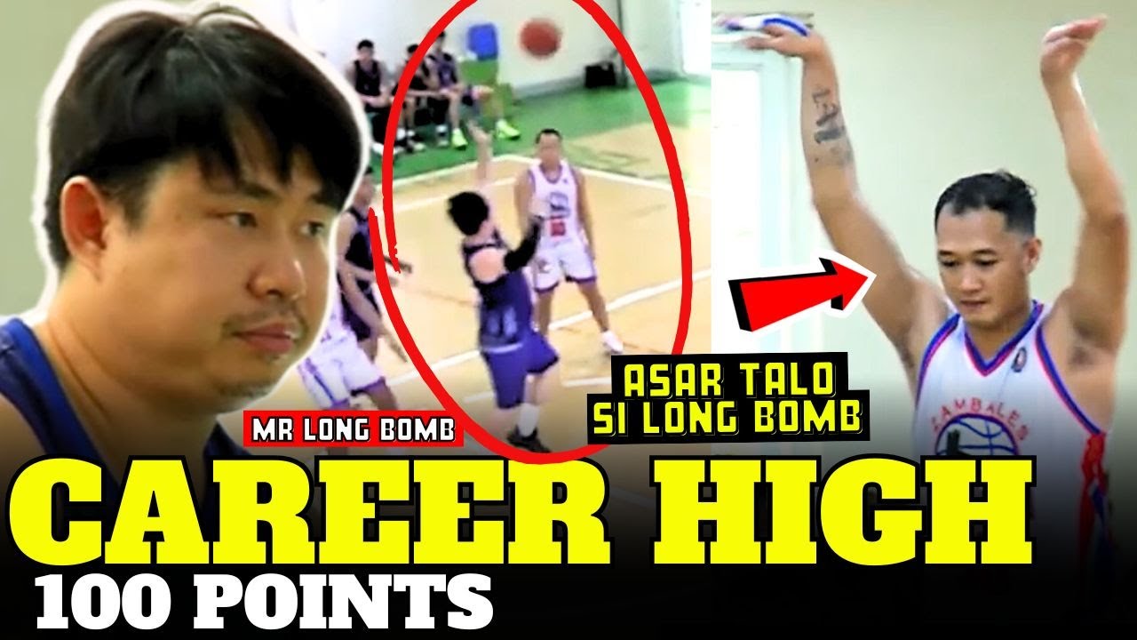 CAREER HIGH 100 POINTS! ASAR TALO SI MR LONG BOMB! TINABLAN NG HIYA LAGLAG NA SA ELIMINTION!