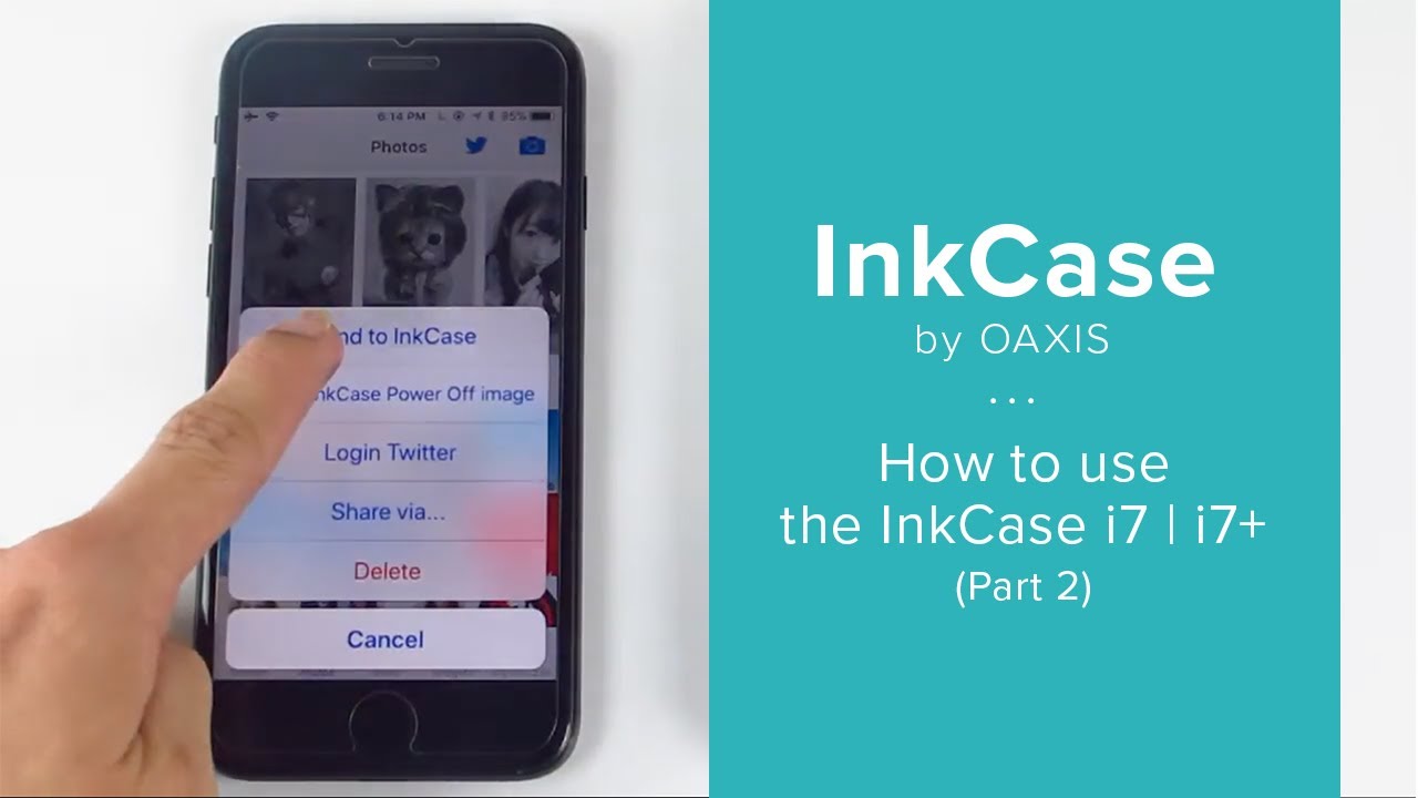 How to use the InkCase i7/ i7+ - Part 2
