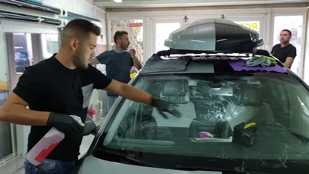 Folie de protectie solara pe parbriz / polish faruri / folie faruri / incarcare freon !