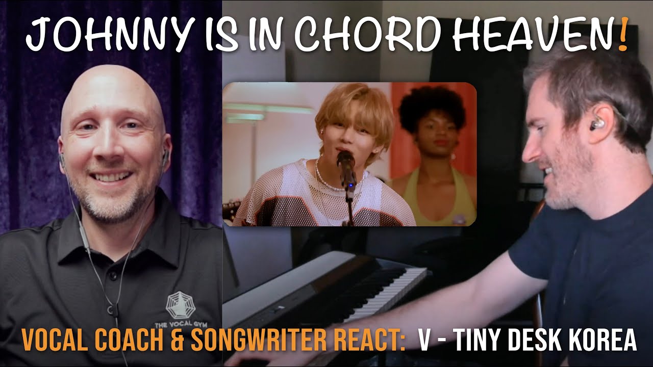 Vocal Coach & Songwriter React to V (BTS) singing live - Tiny Desk Korea | Song Reaction & Analysis
