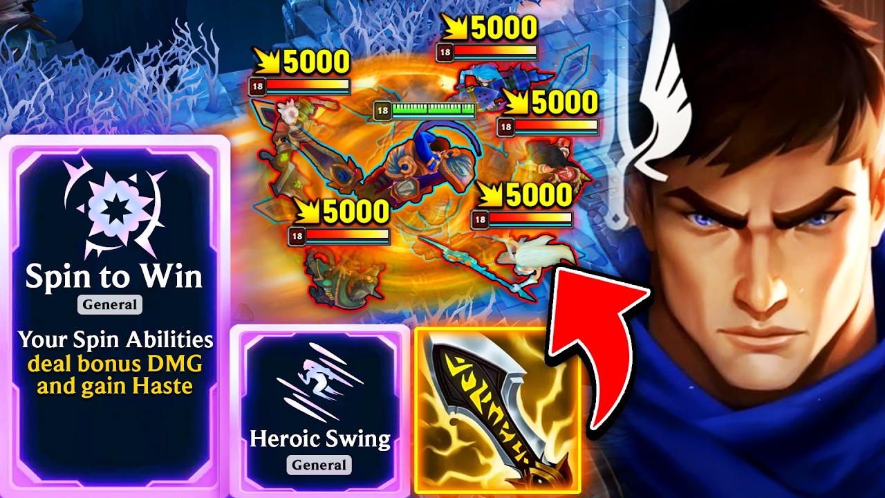 Spin to Win Garen God Roll: Permanent Spin Uptime | ARAM Mayhem