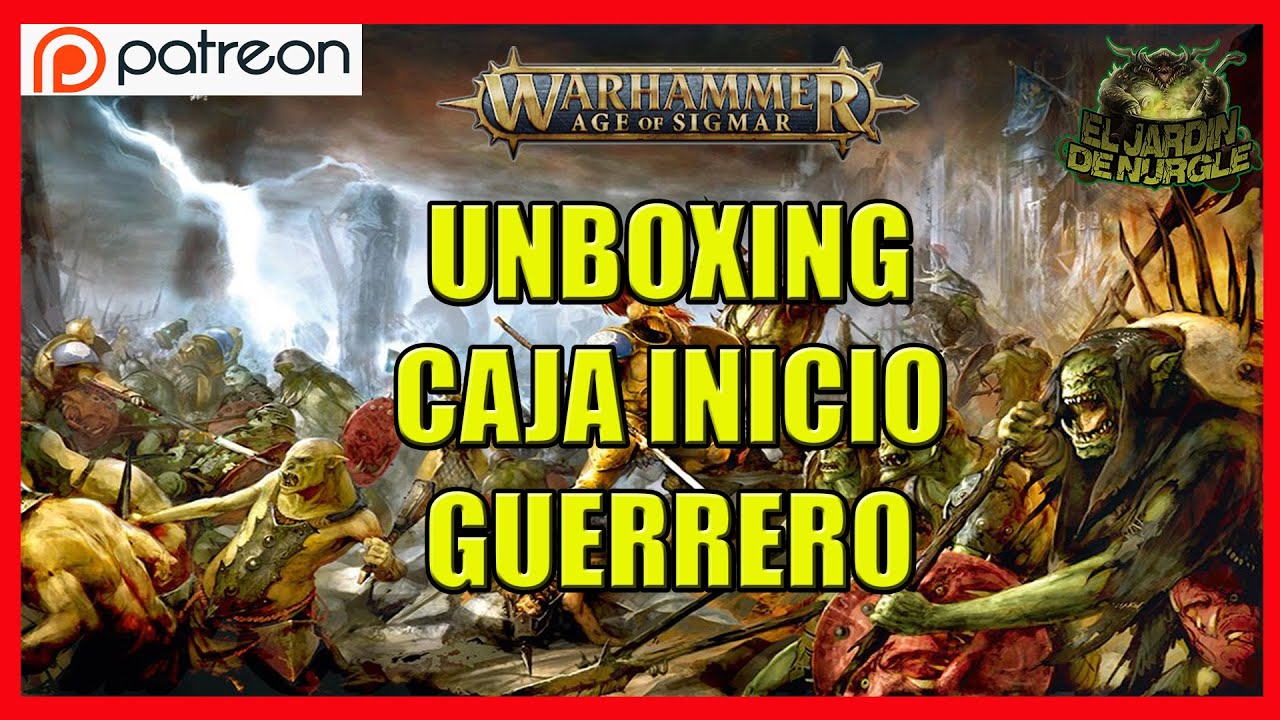 UNBOXING: SET INICIO AOS 3.0 GUERRERO👍