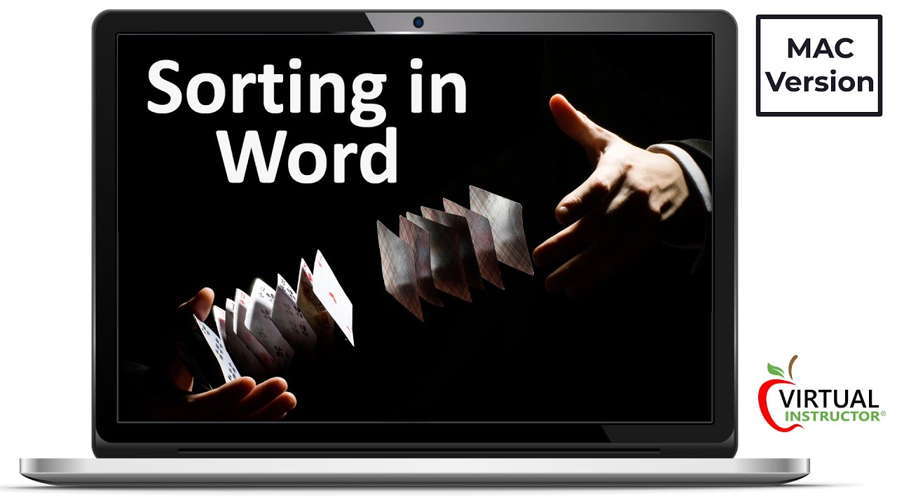 How to Sort in Word   MAC Version