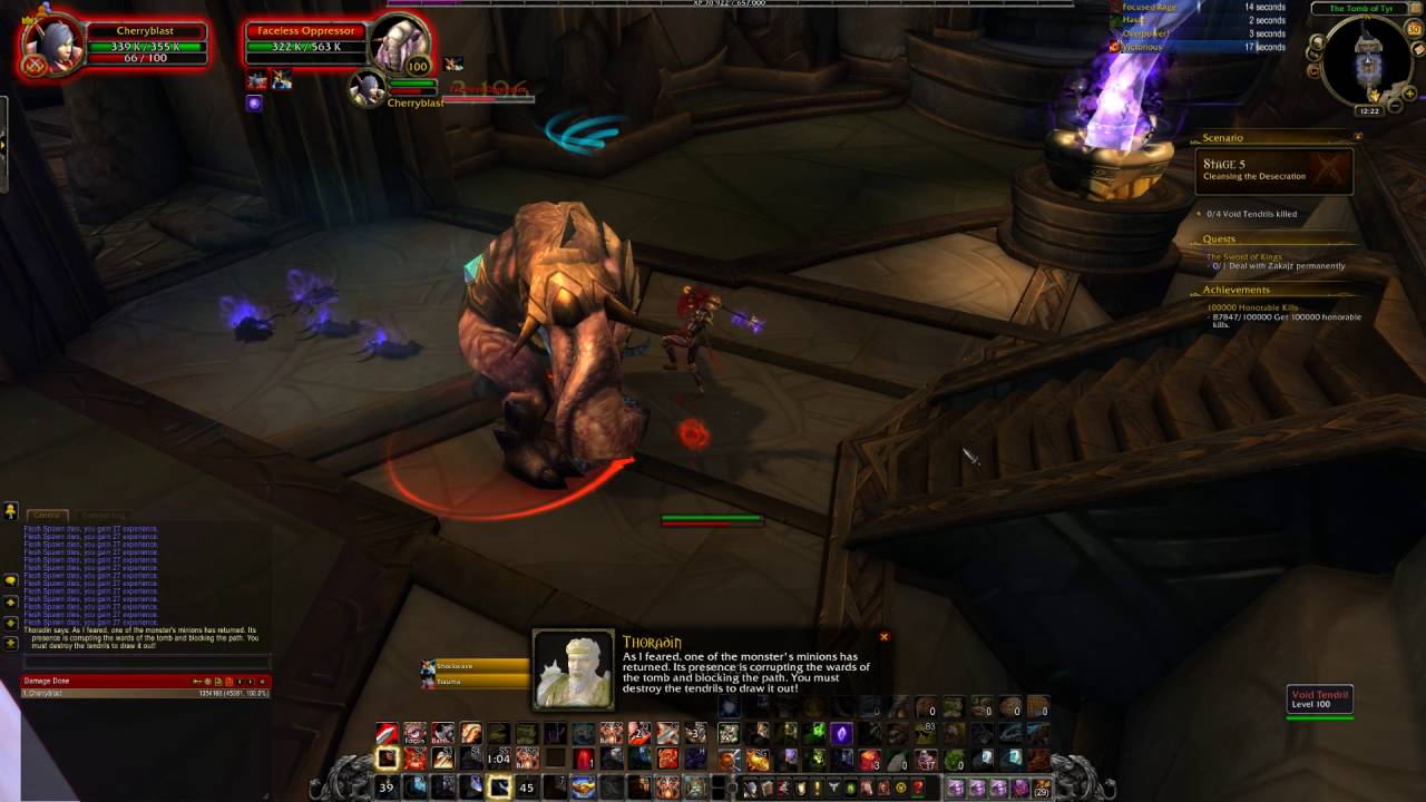 WoW Legion   Arms Warrior Artifact Quest Part 2 Thoradin & Zakajz