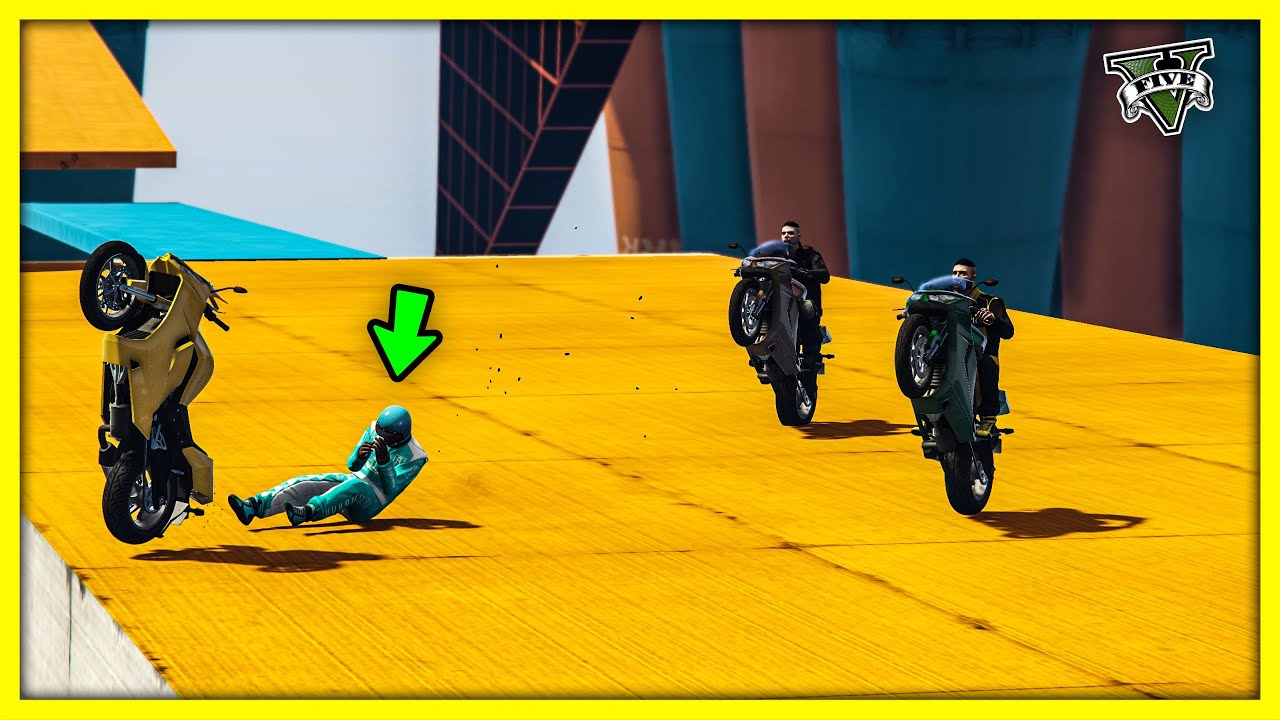 قراند 5 | باركور🔥 رهيب مره - طلقت الار بي جي على عمرو بالغلط 😁🔥| GTA 5 Parkour