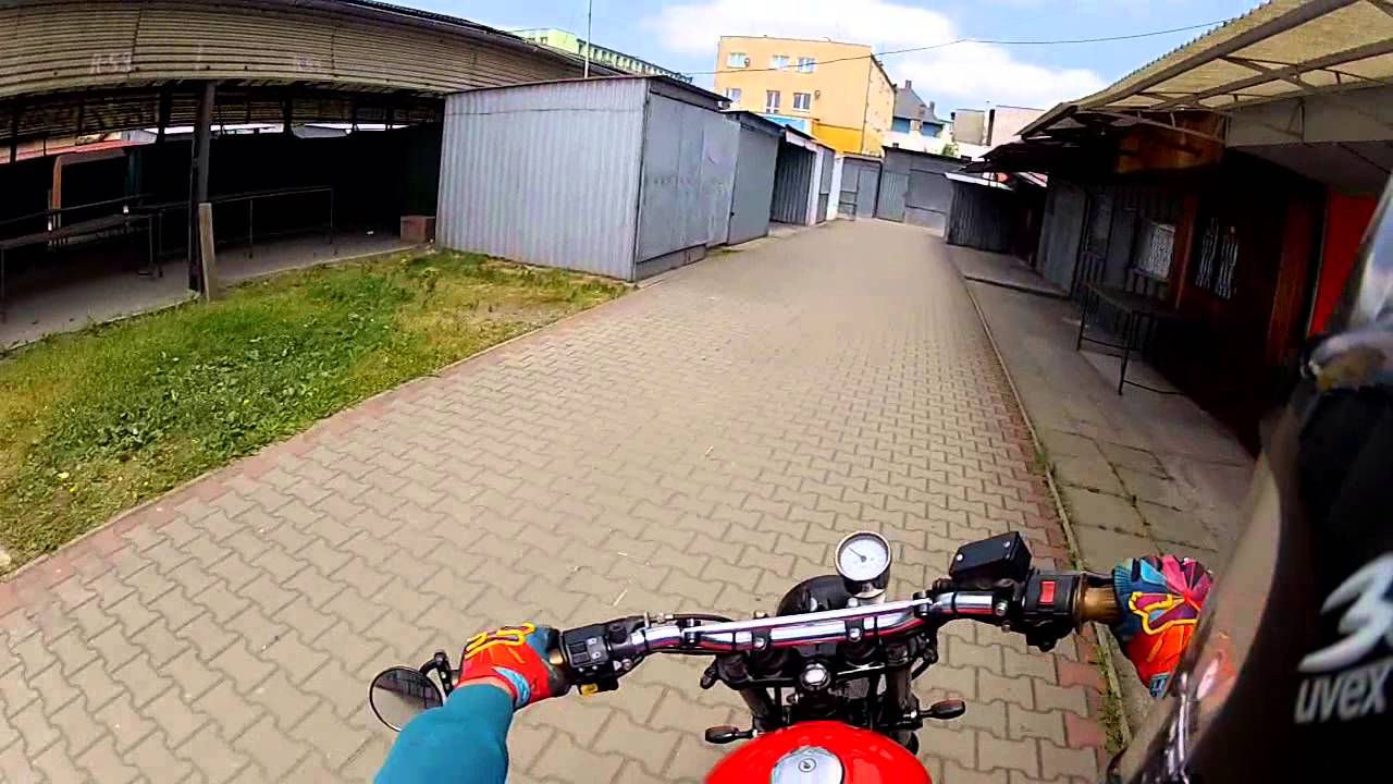 Suzuki gn 250  Scrambler  ride day by Ps Custom