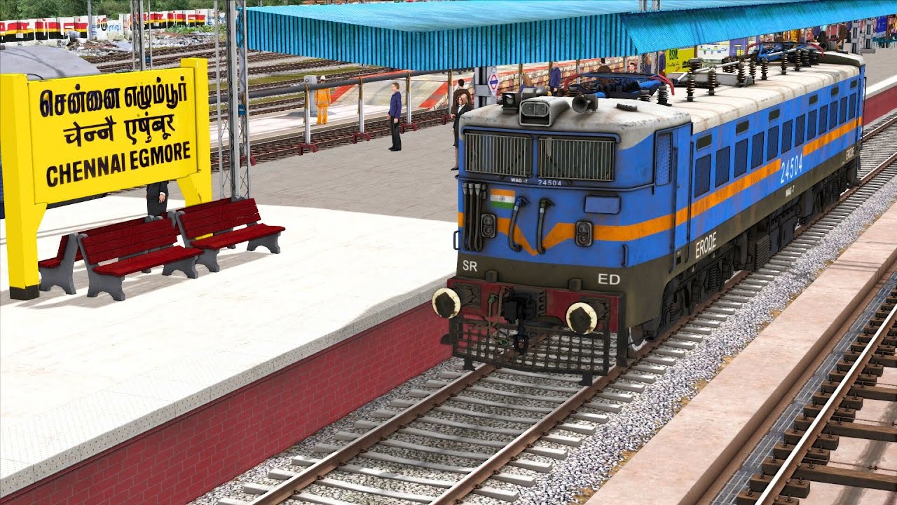 16127 Chennai Egmore - Guruvayur Express | Railworks 3 | TS 2022 | NTG GAMING