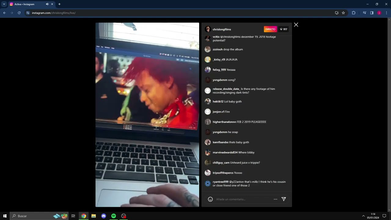 Juice WRLD - Chris Long Instagram Live (Unseen Juice Footage) ft. Trippie Redd
