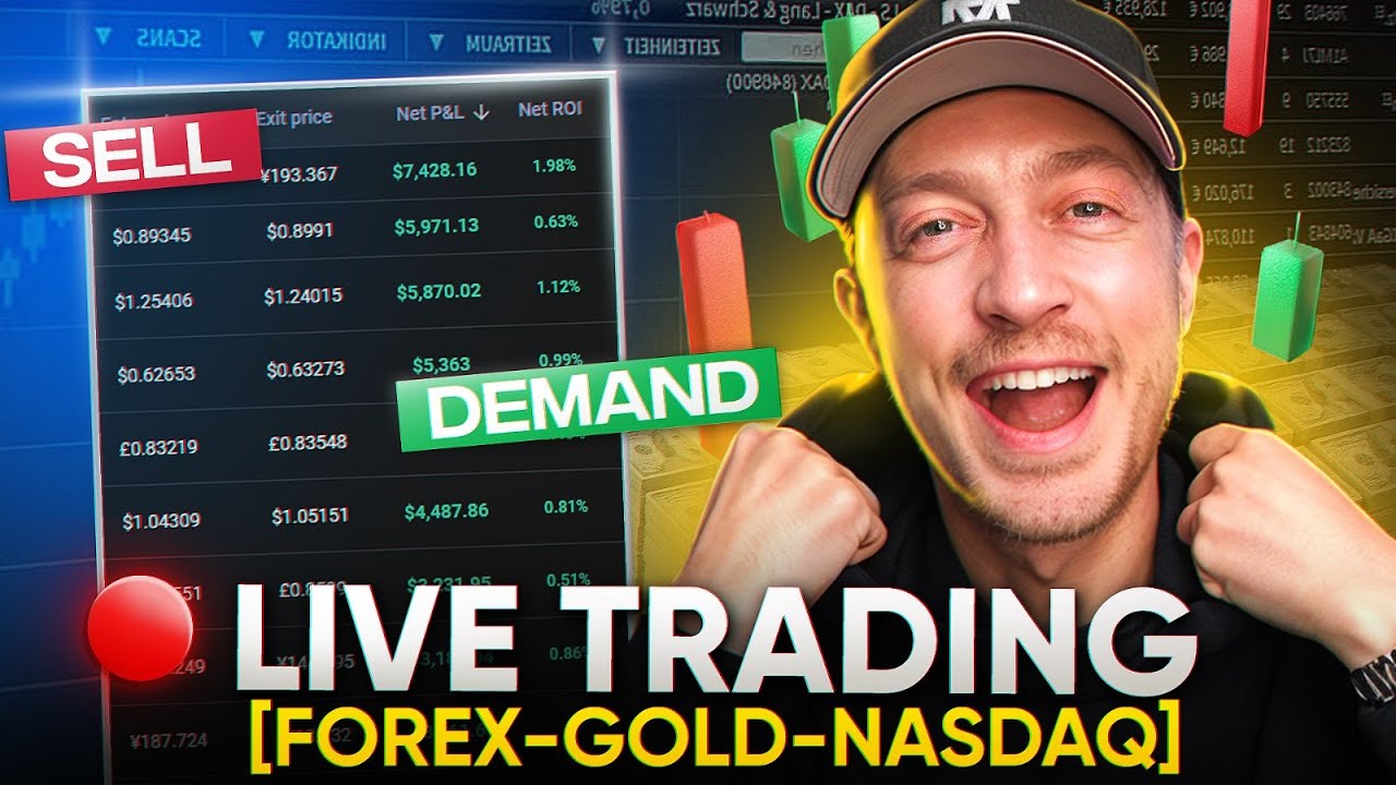 Live Trading Forex, Gold & NQ (King of Scalping Strategies!)