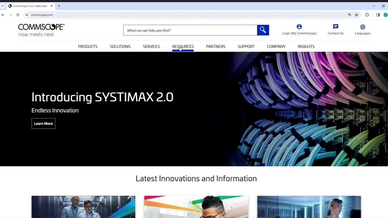 Tutorial video for CommScope’s Data Center planning and design tools