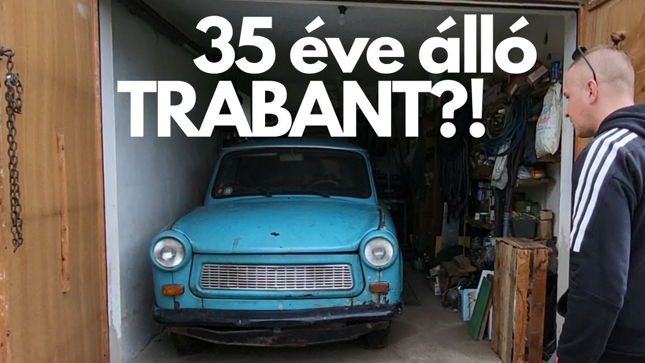35 éve álló TRABANT 601 kiszabadítása