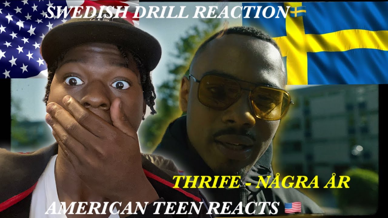 American Reacts to Swedish Drill! Thrife - Några År (Prod.by HvonGucci & Von Haartman)