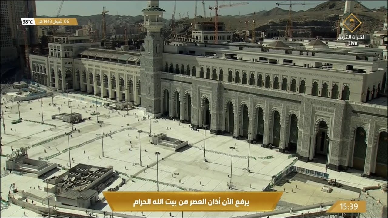 أذان العصر للمؤذن أحمد حضراوي السبت 6 شوال 1443هـ