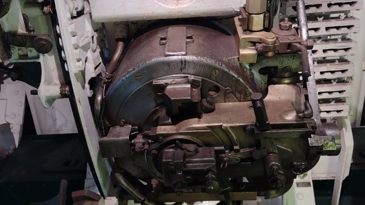 HMS Belfast gun turret loading drill